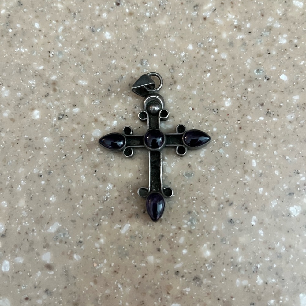 Vintage Amethyst cross - 1990’s